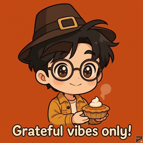 Pumpkin Pie Gracias GIF by Persona