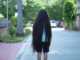 World Record Hair GIF by Storyful