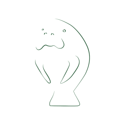 ManatiiRum giphygifmaker logo new sticker Sticker