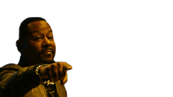 Martin Lawrence Point Sticker by Bad Boys