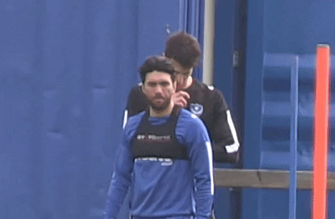 danny rose wave GIF by Portsmouth Football Club