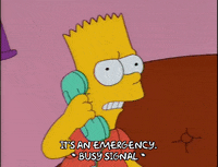 angry bart simpson GIF