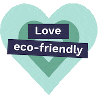 mypura love heart eco-friendly plastic-free Sticker