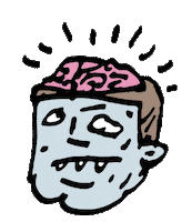 Brain Expand Sticker