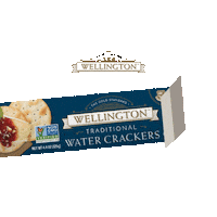 Hungry Seasons Greetings Sticker by Wellington Crackers