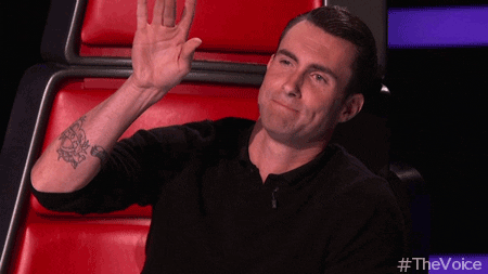 adam levine wink GIF by The Voice