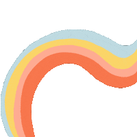 ShawnaSmythStudio happy excited summer rainbow Sticker