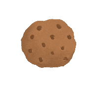 rusydinat chocolate cookies cokelat kue Sticker
