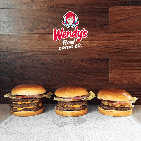 hungry burger GIF by Wendy's Puerto Rico
