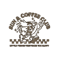 Coffee Sun Sticker by byhannahliza