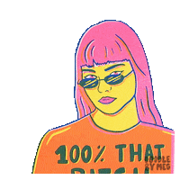 Girl Fashion Sticker by Doodle by Meg