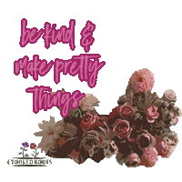 CrookedRoots flowers florals muggle crooked roots Sticker