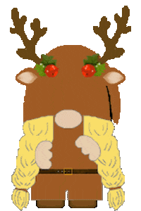 Christmas Santas Reindeer Sticker