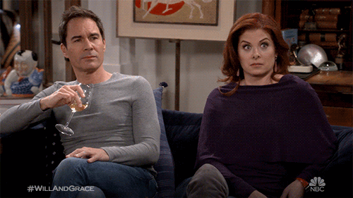 will and grace what GIF by NBC