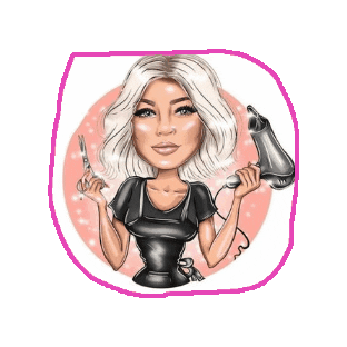 pinksaloonhairstudio giphygifmaker pink saloon pink saloon studio Sticker