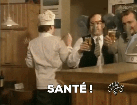 Snuls giphygifmaker cheers prost sante GIF