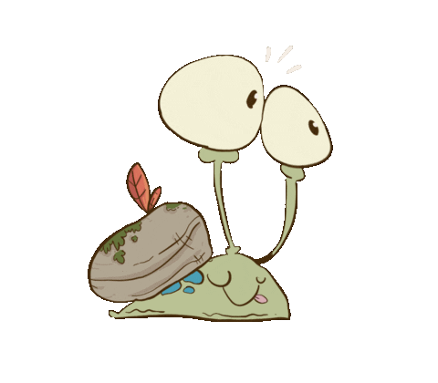 MorgantheSlug giphyupload pop snail slug Sticker