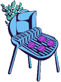 Grill Grilling Sticker by akrobatdesign