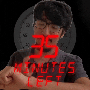 35 minutes left