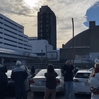 Crowds Gather to Watch Trump Plaza Implosion in Atlantic City