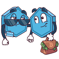 Bitcoin Crypto Sticker by AIVIX
