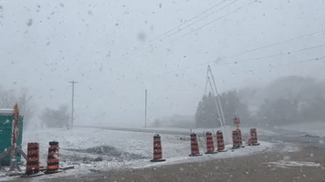 Snow Falls in Southern Ontario as Winter Weather Drags On