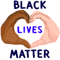 Black Lives Matter Blm Sticker by Holler Studios