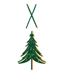 Christmas Tree Love Sticker