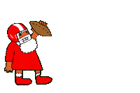 Santa Claus Dance Sticker by Surfbort
