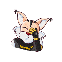 Hockey Mascot Sticker by Severstal HC