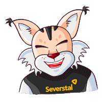 Hockey Mascot Sticker by Severstal HC