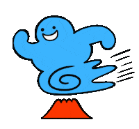 kagospo run running go enjoy Sticker