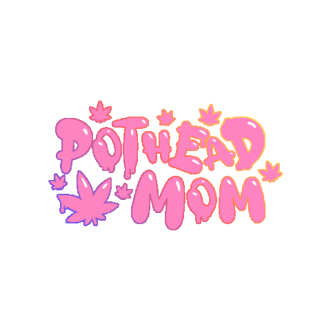 potheadmom high cannabis community stoners potheads Sticker