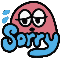 Sad Forgive Me Sticker