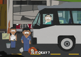 kyle broflovski bus GIF by South Park 