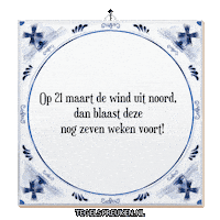 Wind Verandering Sticker by Tegelspreuken.nl