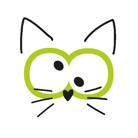 Cat Laura Sticker by crosseye Marketing