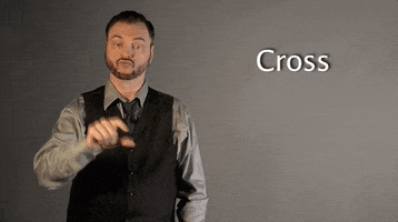cross GIF by Sign with Robert