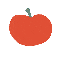 Apple Eating Sticker