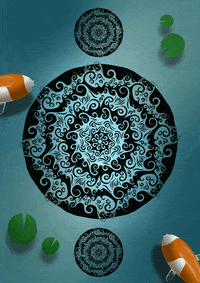 Lily Pad Swimming GIF