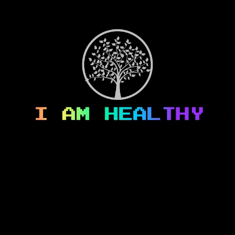 Purehealthy giphygifmaker rainbow health vegan GIF