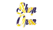 Glow Open For Business Sticker