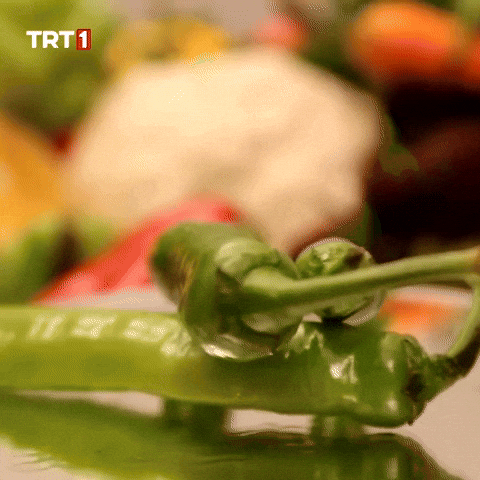 Eat Green Pepper GIF by TRT