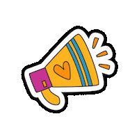 gotrhr attention megaphone gotr girls on the run Sticker