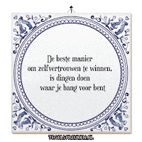 Wijsheid Spreuk Sticker by Tegelspreuken.nl