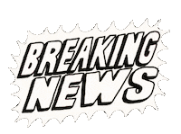 News Breaking Sticker by musketon