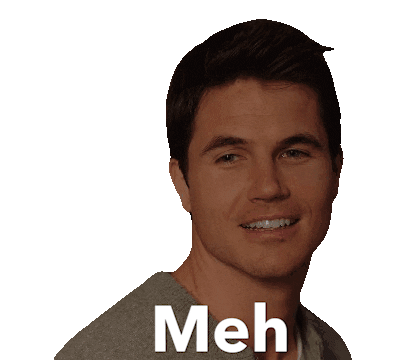 Meh Robbie Amell Sticker by Amazon Prime Video