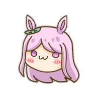 Pretty Derby Uma Musume Sticker by Fluffy the Thunder God 雷神阿毛