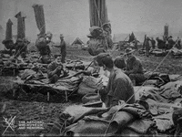 NationalWWIMuseum black and white military footage soldiers GIF