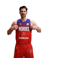 Basketball Celebration Sticker by Heroes Den Bosch
